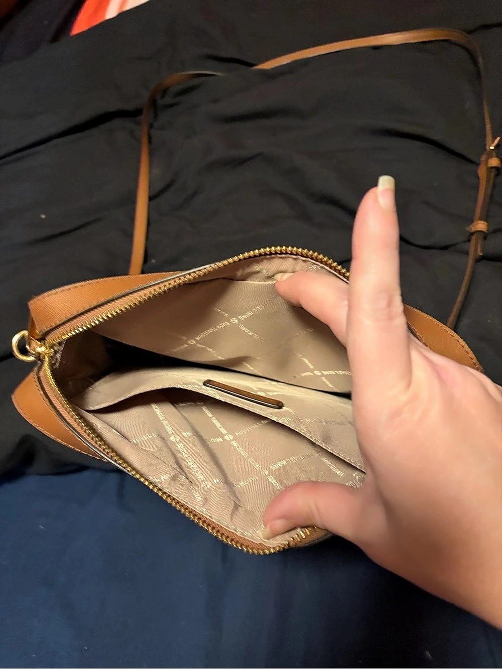 Michael Kors Jet Set Large East West Crossbody Bag Brown